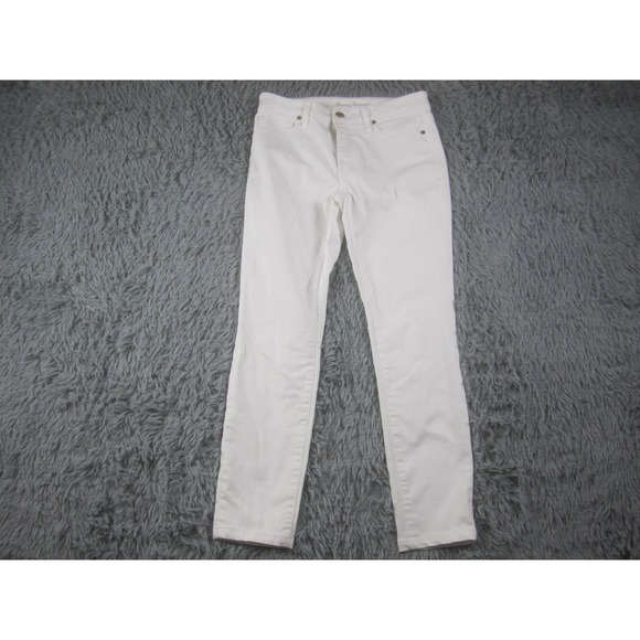 Tommy Bahama Jeans Womens 4/28 White Ella Twill High Rise Ankle Stretch TW119986 - Picture 1 of 12